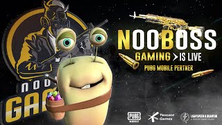 বিনামূল্যে বিনোদন  WITH NOOBOSS GAMING  PUBG MOBILE LIVE [upl. by Nevla]