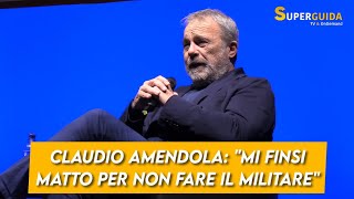 Claudio Amendola e il servizio militare mi finsi matto per non farlo [upl. by Auburn]