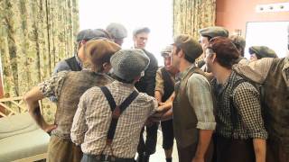 NEWSIES at the VIEWsies BehindtheScenes with Crutchie [upl. by Mercado254]