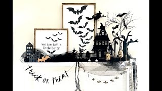 A free printable makes haunted house decor easy 4 ways to stage this Halloween motif [upl. by Harrietta]