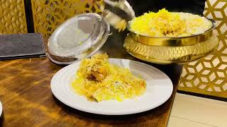 Pista House famous Zafrani Chicken Biryani  Hyderabad [upl. by Lyall775]