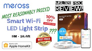 Meross MSL320 Pro the most reasonably priced smart WiFi LED light strip [upl. by Ocinom]