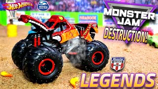 MONSTER JAM Toy Diecast Monster Truck Racing LEGENDS [upl. by Muirhead]