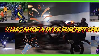 Noche Motos y Amigos👌 Especial 1ksubscribers 🥳🥳🎉 [upl. by Bar]