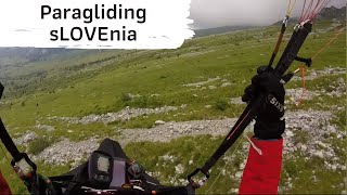 Paragliding Slovenia KobalaTolmin cross country flying [upl. by Unhsiv664]