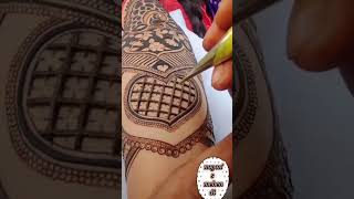 motivation bridal mehedi design henna hennadesign viralvideo shorts mehediartist henna [upl. by Shanly949]