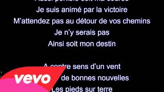 A Contre Sens Shaniz Feat Maître Gims Paroles  Lyrics [upl. by Tolecnal39]