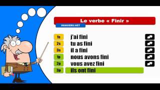 La conjugaison du verbe Finir  Indicatif Passé Composé [upl. by Cook827]