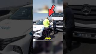 Cop Gets Squeezed in Blind Spot While Trying to Bypass Traffic 😱 [upl. by Jesus]