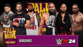 Original Bloodline VS Fake Bloodline War Game WCC  WWE2k24 PS5 wwe2k24 wwe gaming [upl. by Sidnal]