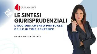 𝐉𝐔𝐑𝐀𝐍𝐄𝐖𝐒  𝐋𝐄 𝐒𝐈𝐍𝐓𝐄𝐒𝐈 𝐆𝐈𝐔𝐑𝐈𝐒𝐏𝐑𝐔𝐃𝐄𝐍𝐙𝐈𝐀𝐋𝐈  Edizione 11 ottobre 2024 [upl. by Cinderella952]