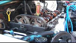 Mazda 626  Timing Belt Tension [upl. by Aimik]