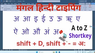 hindi typing Kaise kare  hindi typing in 🖥️ computer  hindi typing 2024 [upl. by Arihday]