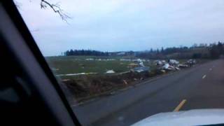 Tornado hits aumsville Oregon [upl. by Odlavu]