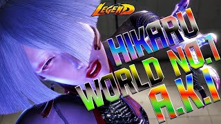 Street Fighter 6 🔥 Hikaro Shiftne World No1 AKI Unstoppable [upl. by Cassi]