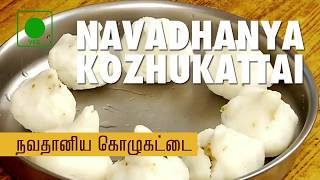 Navadhanya Kozhukattai  Puthuyugam Recipes [upl. by Dittman582]