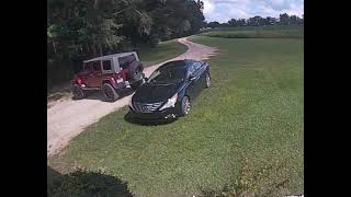 Jeep Hits Parked Car and Drives Away  1514480 [upl. by Tila]