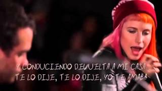 Paramore  Still Into You Acústico Subtitulado en español [upl. by Glynnis]