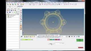 Hexahedral meshing of a gear  part 1 [upl. by Rip]