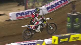 Supercross 450 Main Event Minneapolis Round 14 2018 [upl. by Yadsendew375]