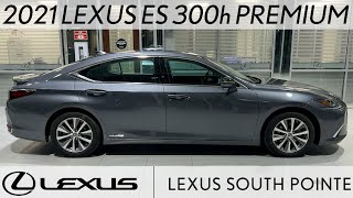 2021 Lexus ES 300h Premium Package L240186A  Full Review and Walk Around [upl. by Lekim]