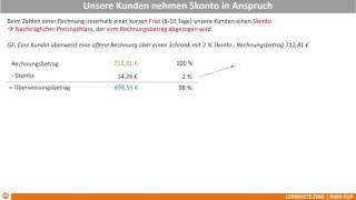 8310 Skonto im Verkaufsbereich  Kundenskonto [upl. by Pinto]