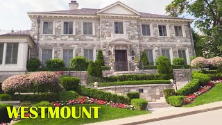 Westmount  Montreals Most Expensive Area to Live A tour of Luxury Real Estate of Montreal [upl. by Ethben]