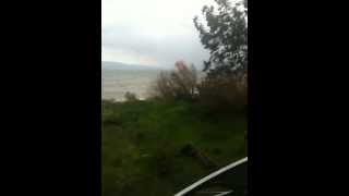 Storms over sea of galilee [upl. by Bigod]