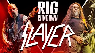 Slayer Rig Rundown with Kerry King Tom Araya and Gary Holt — Ultimate Guitar amp Bass Gear Tour [upl. by Sublett296]