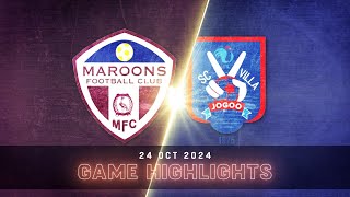 EXTENDED HIGHLIGHTS  Maroons FC 11 SC Villa Jogoo  StarTimes UPL MD6 2425 [upl. by Godden]