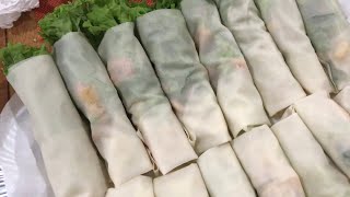 How to wrap lumpiang sariwa [upl. by Sonnie]