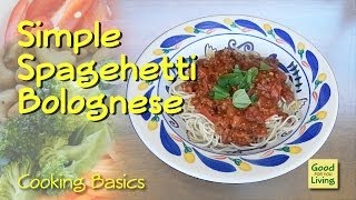 Spaghetti Bolognese Recipe [upl. by Fausta]