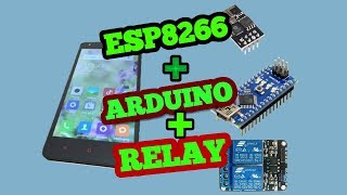 Kontrol relay dengan WIFI ESP8266  ARDUINO [upl. by Zahc]