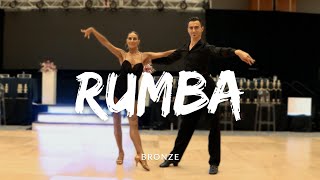 Bronze International Latin Rumba Routine by Mikhail Kolosov amp Elina Semka [upl. by Akciret885]