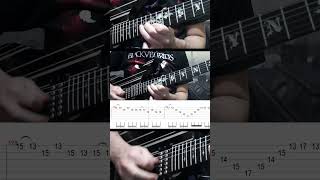 Black Veil Brides  Bleeders Guitar Solo Cover  TABS shorts [upl. by Notserc136]