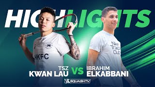 🇭🇰 Lau v Elkabbani 🇪🇬  Malaysia Squash Cup 2024  RD1 HIGHLIGHTS [upl. by Kiley]