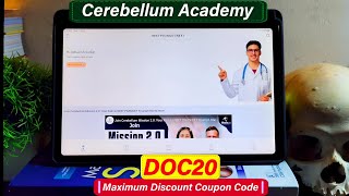 Cerebellum Academy Maximum Discounted Coupon CodeCerebellum NEET PG 25 Discount Coupon [upl. by Lilhak579]