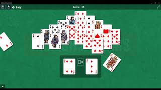 01022024  Piramid solitaire  पिरामिड सॉलिटेयर  microsoft games [upl. by Nnaecyoj]