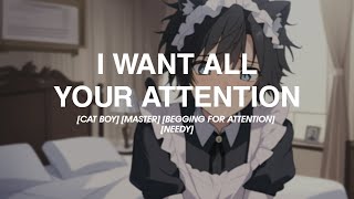 Cat Boy Maid Begs For Your Affection Needy Neko Purring ASMR Roleplay [upl. by Assenev]