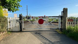 Woodcroft level crossing Cambridgeshire [upl. by Hajin86]