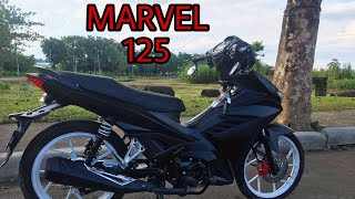 PAANO MAG REPAINT NG MAGS EURO MARVEL 125 [upl. by Grannia33]