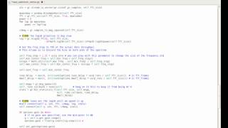 GNURADIO  Spectrum Sensing with USRP part2 [upl. by Prudie]