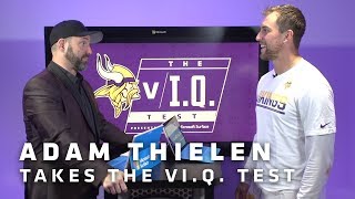 vIQ Test Minnesota Vikings WR Adam Thielen [upl. by Braun]