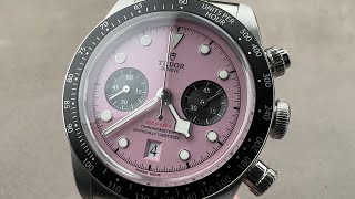 2024 Tudor Black Bay Chrono Pink 79360N0019 Tudor Watch Review [upl. by Macario352]