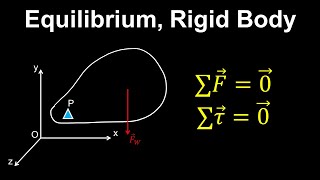 Equilibrium Rigid Body  Physics [upl. by Aiceled]