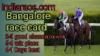 bangalore race today live  bangalore race selection [upl. by Kilmarx230]