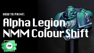 How to Paint Alpha Legion NMM Colour Shift [upl. by Kassaraba]