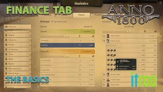 Anno 1800 Guide Basics of the Finance Tab [upl. by Llennaj653]