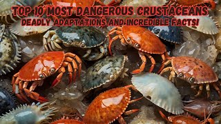 Top 10 Most Dangerous Crustaceans Deadly Adaptations and Incredible Facts 🌊 [upl. by Nesyla]