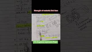 Unit 7 longitudinal stress and strain Thin wall vessel SOM BE Civil 3 rd Sem Pokhara university [upl. by Niamreg]